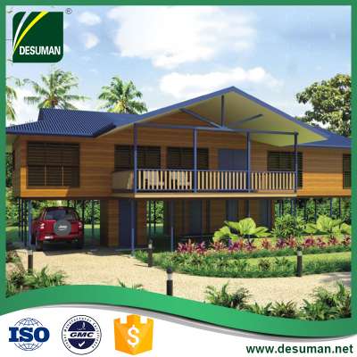 two story light steel frame prefabricated house