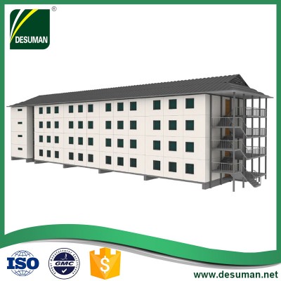 modern prefab steel house for workers accommodation